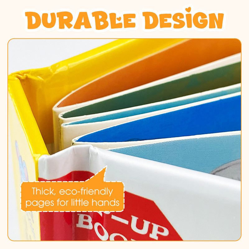 🦖Pop-up Książka Edukacyjna 3D - Dźwięk i Wyskakujące Strony, Naukowa Zabawa-BJ