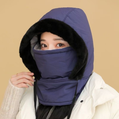Winter-Warmhalte-Windschutzmütze【3-in-1: Mütze & Schal & Maske】
