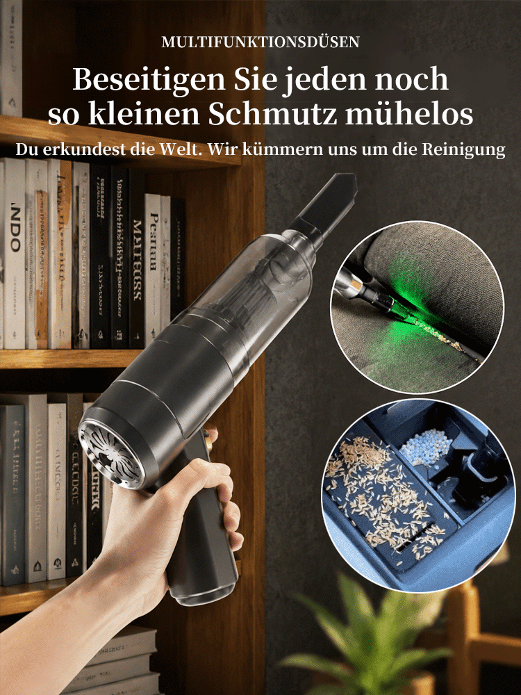 Vier-in-Eins vollautomatischer Staubsauger: Pusten, saugen, aufpumpen, entlüften! Ein Gerät für all deine täglichen Bedarfe!
