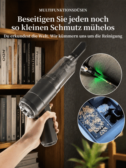 Vier-in-Eins vollautomatischer Staubsauger: Pusten, saugen, aufpumpen, entlüften! Ein Gerät für all deine täglichen Bedarfe!