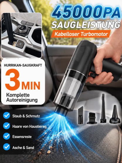 Vier-in-Eins vollautomatischer Staubsauger: Pusten, saugen, aufpumpen, entlüften! Ein Gerät für all deine täglichen Bedarfe!