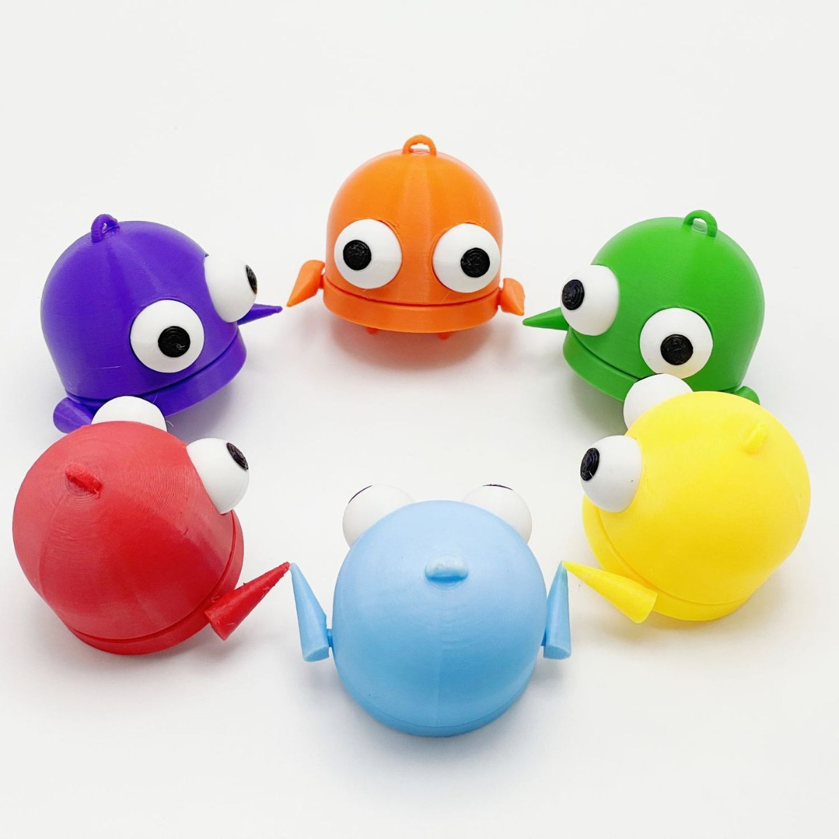 Druckbare Roboterpuppe Schlüsselanhänger Ornament Spielzeug