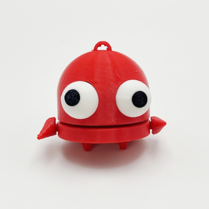 Druckbare Roboterpuppe Schlüsselanhänger Ornament Spielzeug