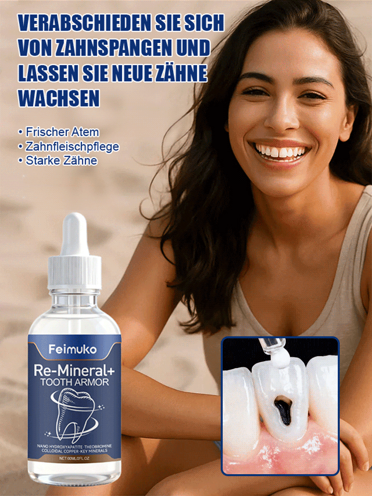 😱DAS wollen Zahnarztpraxen nicht verbreiten!【Abschied von Zahnprothesen & neues Zahnwachstum】Natürliches Zahnwachstums-Pflegefluid