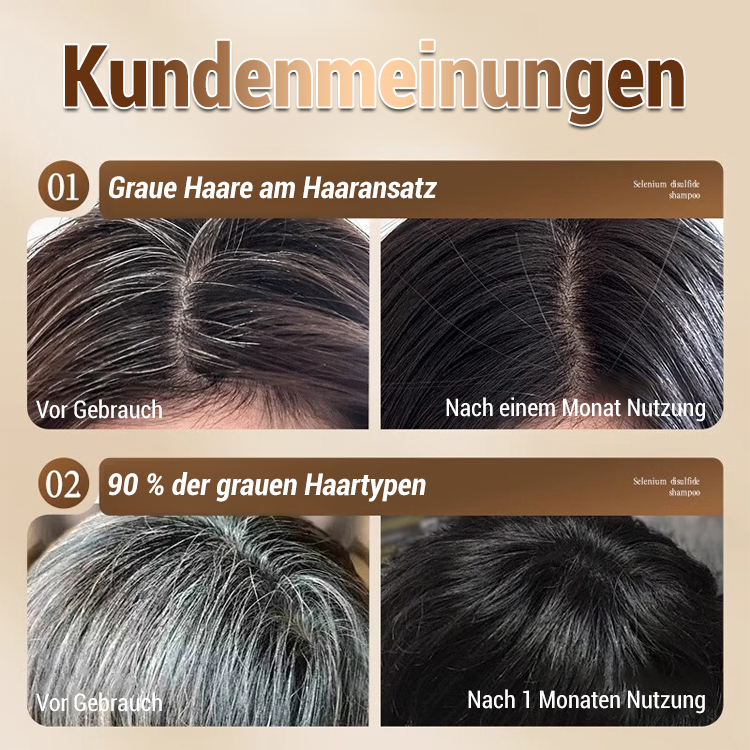 Weißer-Hacker Anti-Haarausfall-Schwarzhaar-Shampoo