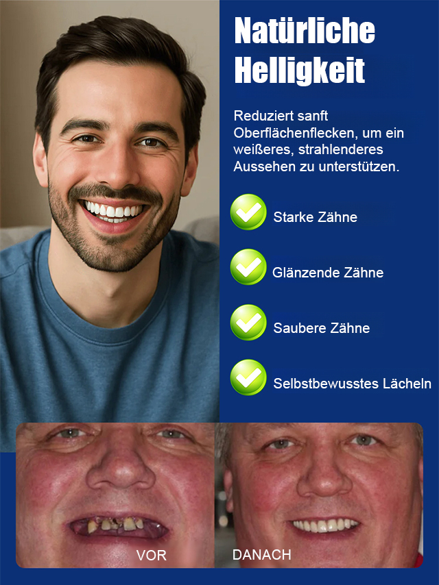 😱DAS wollen Zahnarztpraxen nicht verbreiten!【Abschied von Zahnprothesen & neues Zahnwachstum】Natürliches Zahnwachstums-Pflegefluid