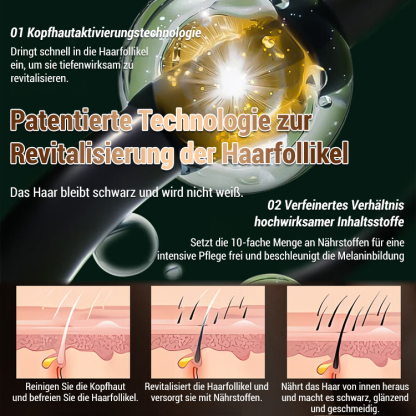 Weißer-Hacker Anti-Haarausfall-Schwarzhaar-Shampoo