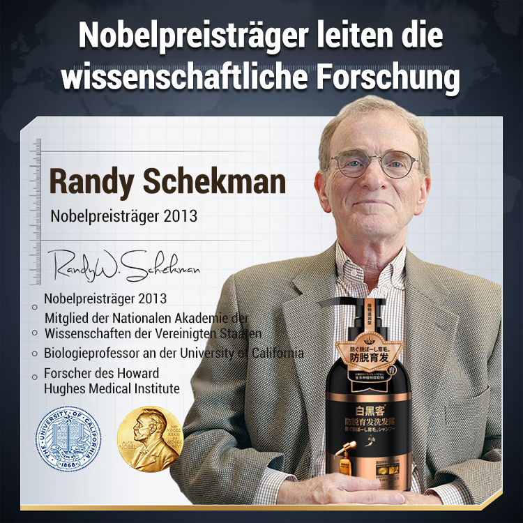 Weißer-Hacker Anti-Haarausfall-Schwarzhaar-Shampoo