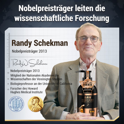 Weißer-Hacker Anti-Haarausfall-Schwarzhaar-Shampoo