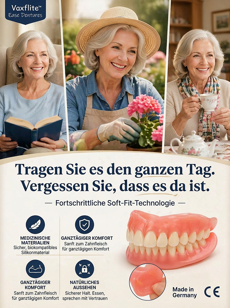 【Nr. 1 in der Mundpflege】Hochwertiges   maßgeschneidertes Komplettset für Vollprothesen