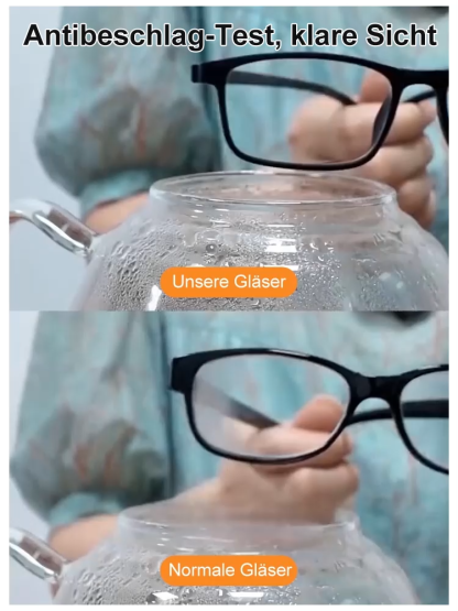 【Kein Sehtest erforderlich】0-1000° Intelligente Zoom-Funktion Blaulicht-blockierende Lesebrille (Unisex)