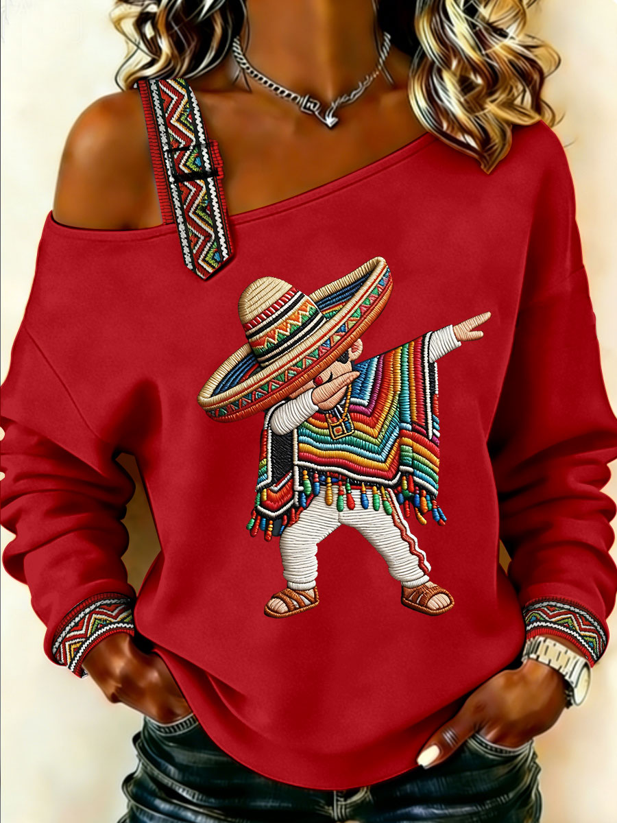 Women's Cinco de Mayo Print Casual Top