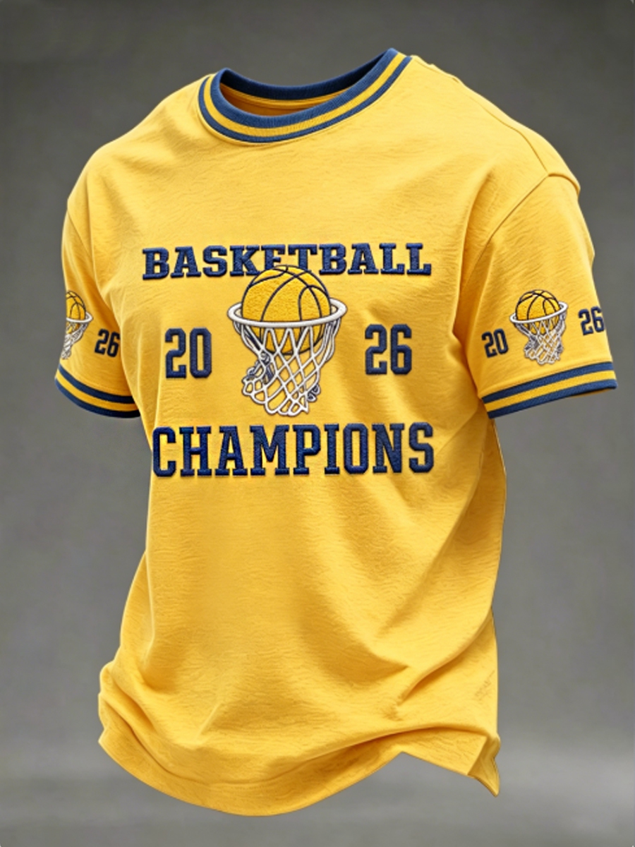 Men's Wolverines Men's Basketball 2026 Championship Commemorative Tee