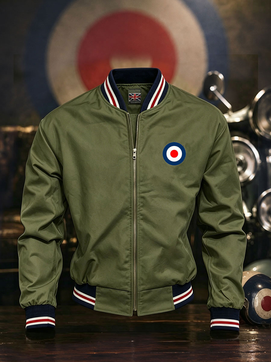 Men's Mods UK Music Lover Printed Monkey Jacket