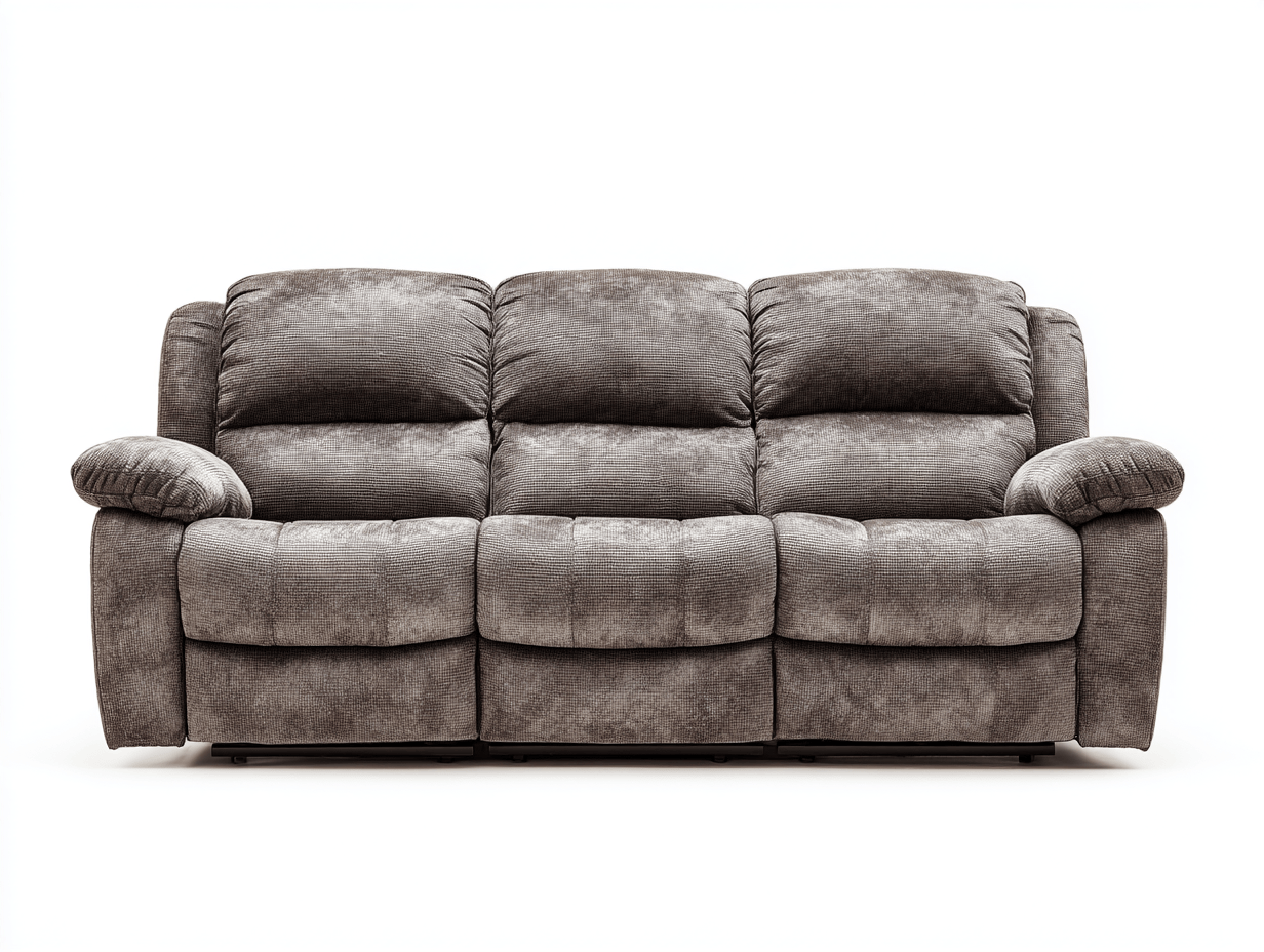 Canapé en tissu 220×102×98 cm – gris taupe – style relax moderne avec assise rembourrée-Shelterano