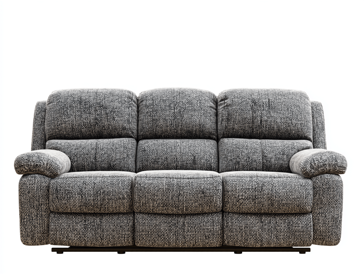 Canapé en tissu 222×101×98 cm – gris anthracite – style relax moderne rembourré-Shelterano