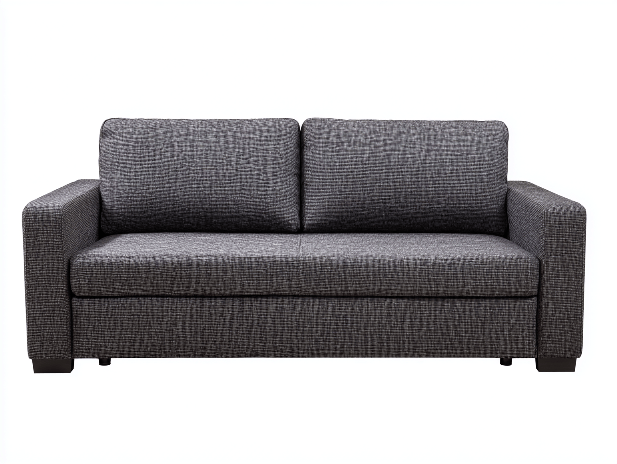 Canapé lit tissu 170×95×85 cm – gris foncé – design moderne-Shelterano