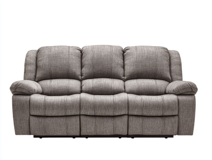 Canapé en tissu 218×99×97 cm – gris – style relax moderne avec assise moelleuse-Shelterano