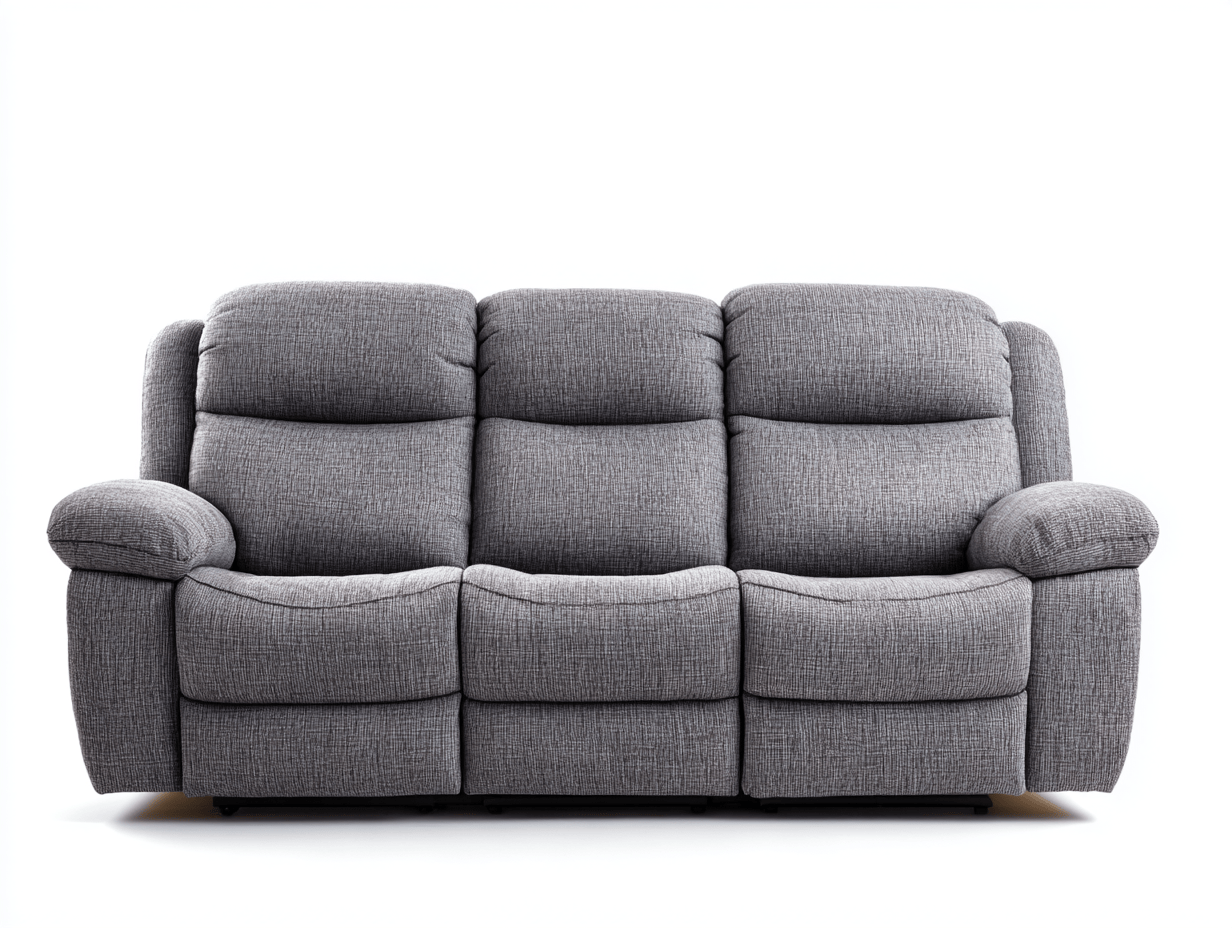 Canapé en tissu 215×98×95 cm – gris foncé – style relax moderne rembourré-Shelterano