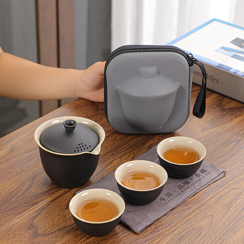 Portable Kung Fu Tea Gaiwan Outdoor Set