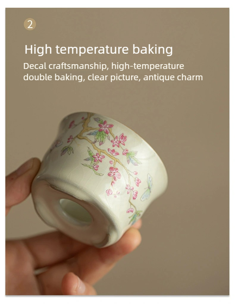 Wisteria Ceramic Tea Strainer Set