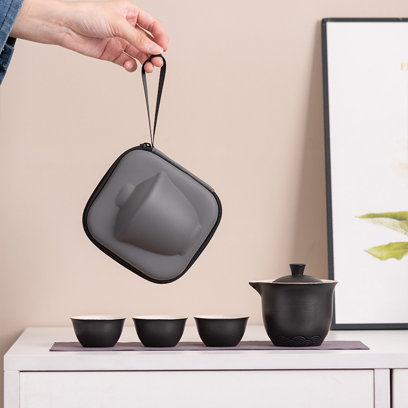 Portable Kung Fu Tea Gaiwan Outdoor Set