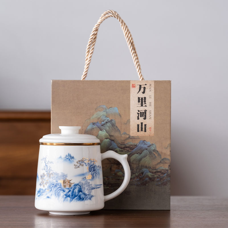 Sheep Fat Porcelain Teacup (Single-Person Use, Filterable)-Tea time Whisper