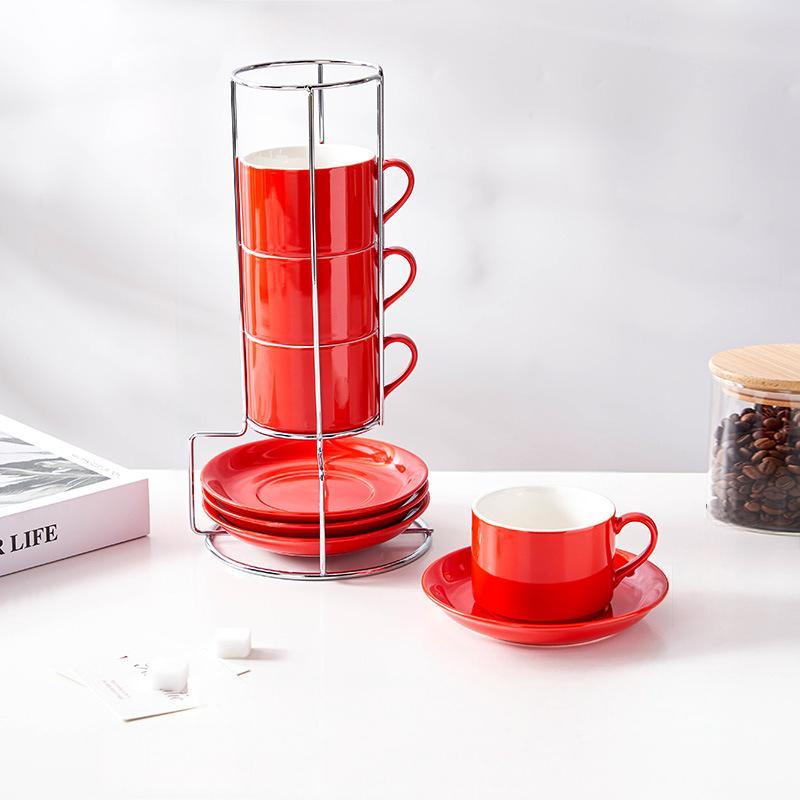  Minimalist Coffee Cup Set-Tea time Whisper