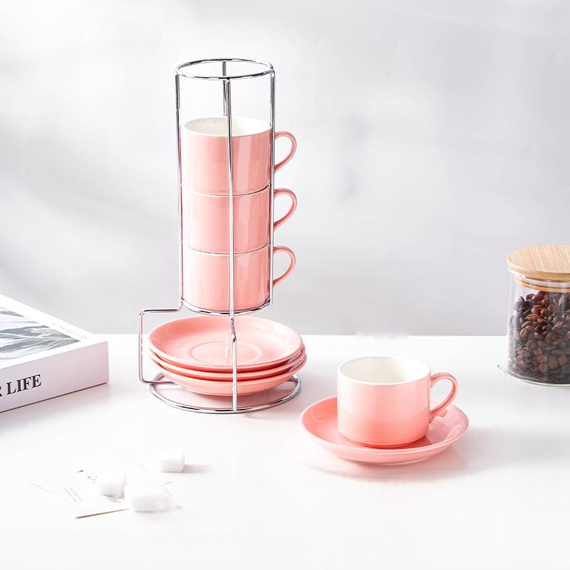  Minimalist Coffee Cup Set-Tea time Whisper