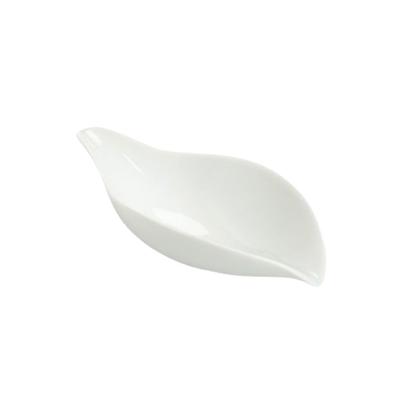 手工陶瓷茶荷小清新茶则纯色赏茶勺特色茶铲六子君茶道配件