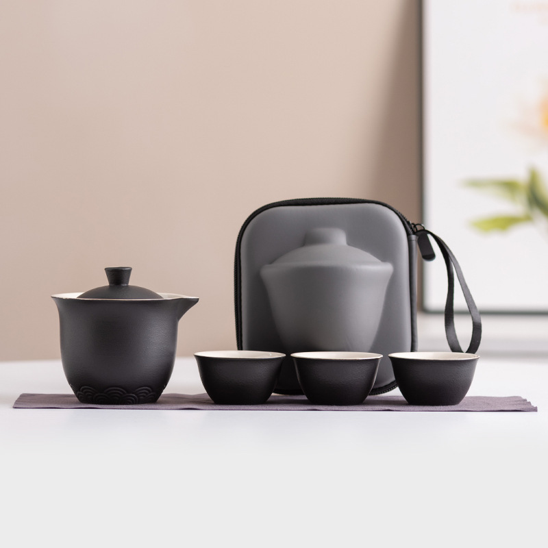Portable Kung Fu Tea Gaiwan Outdoor Set