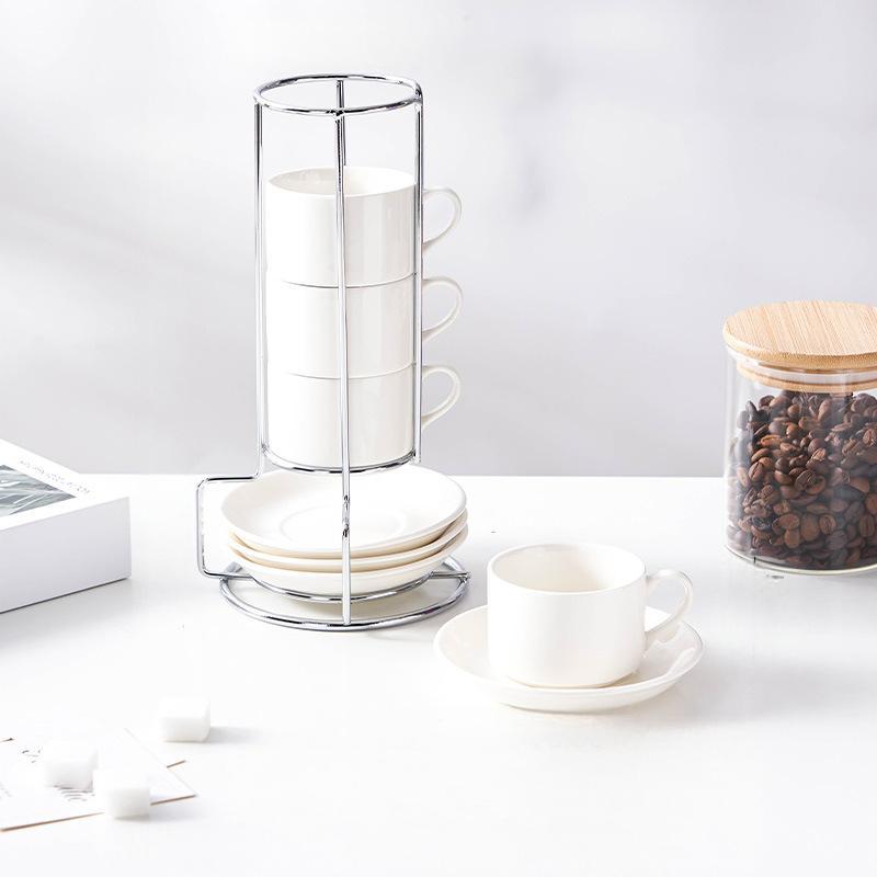  Minimalist Coffee Cup Set-Tea time Whisper