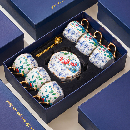 Blossom-Patterned Tea Set / Afternoon Tea Set-Tea time Whisper