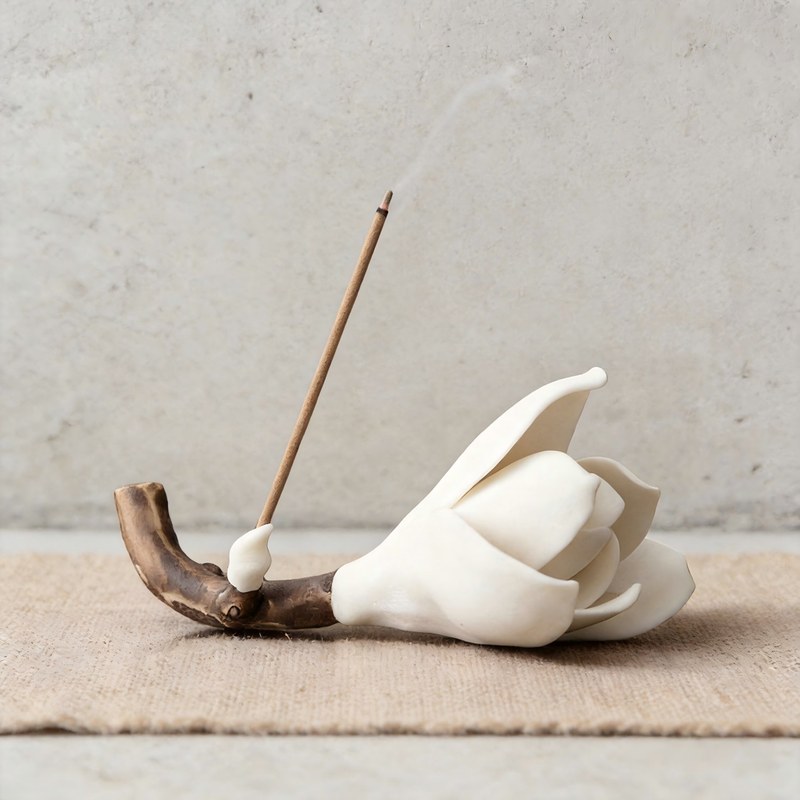 minimalist-ceramic-incense-holder-with-incense-stick