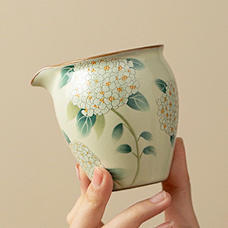 Beige Ru Kiln Fair Cup - Crackle Glaze (Seasonable) | Gongdao Cup / Tea Sharing Pitcher for Gongfu Tea Sets