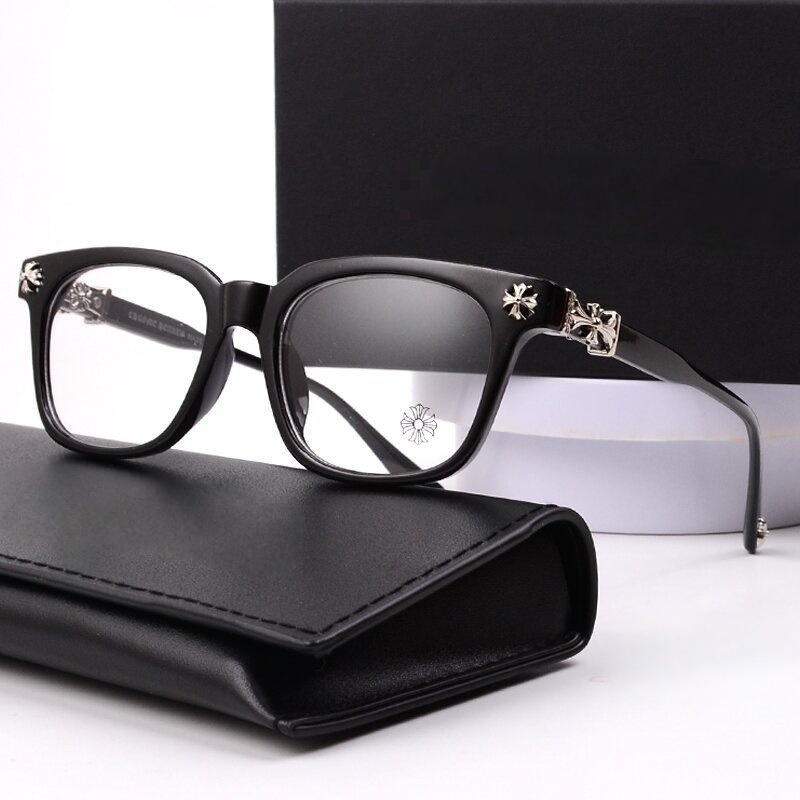 Chrome heart glasses unisex women men