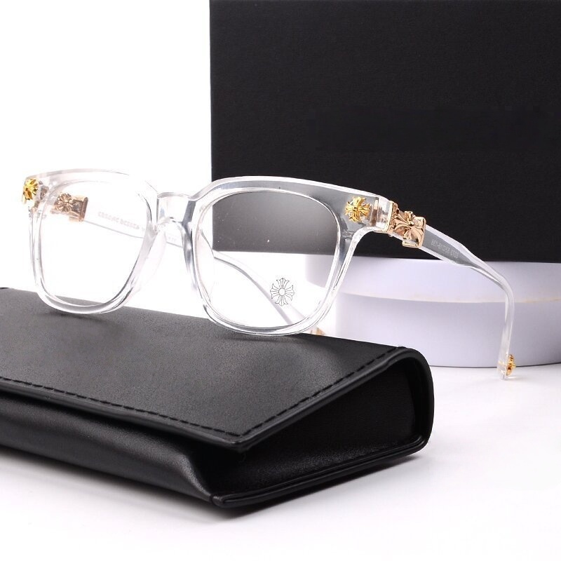 Chrome heart glasses unisex women men