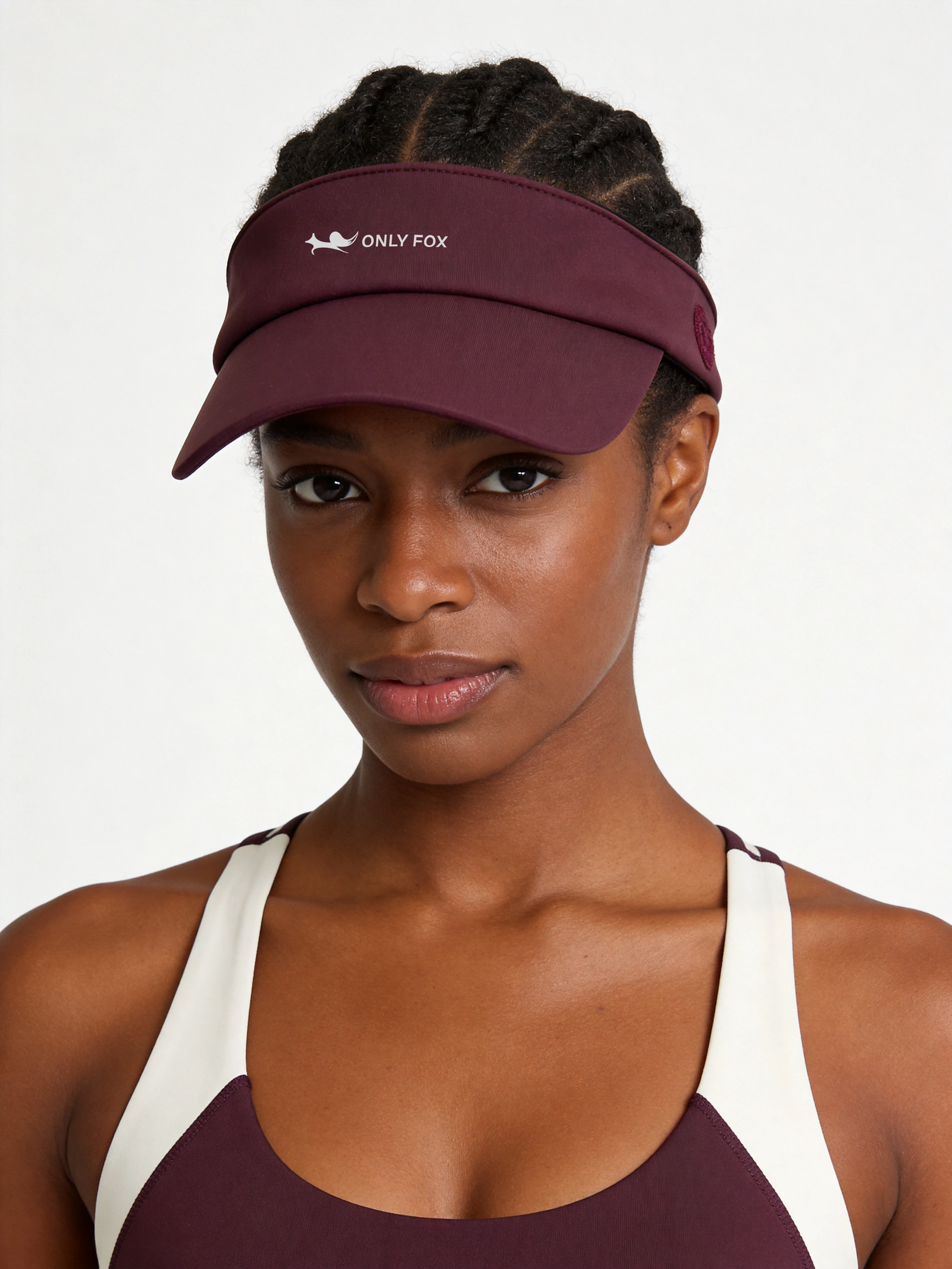 Onlyfox Tennis Visor Grand Slam Burgundy