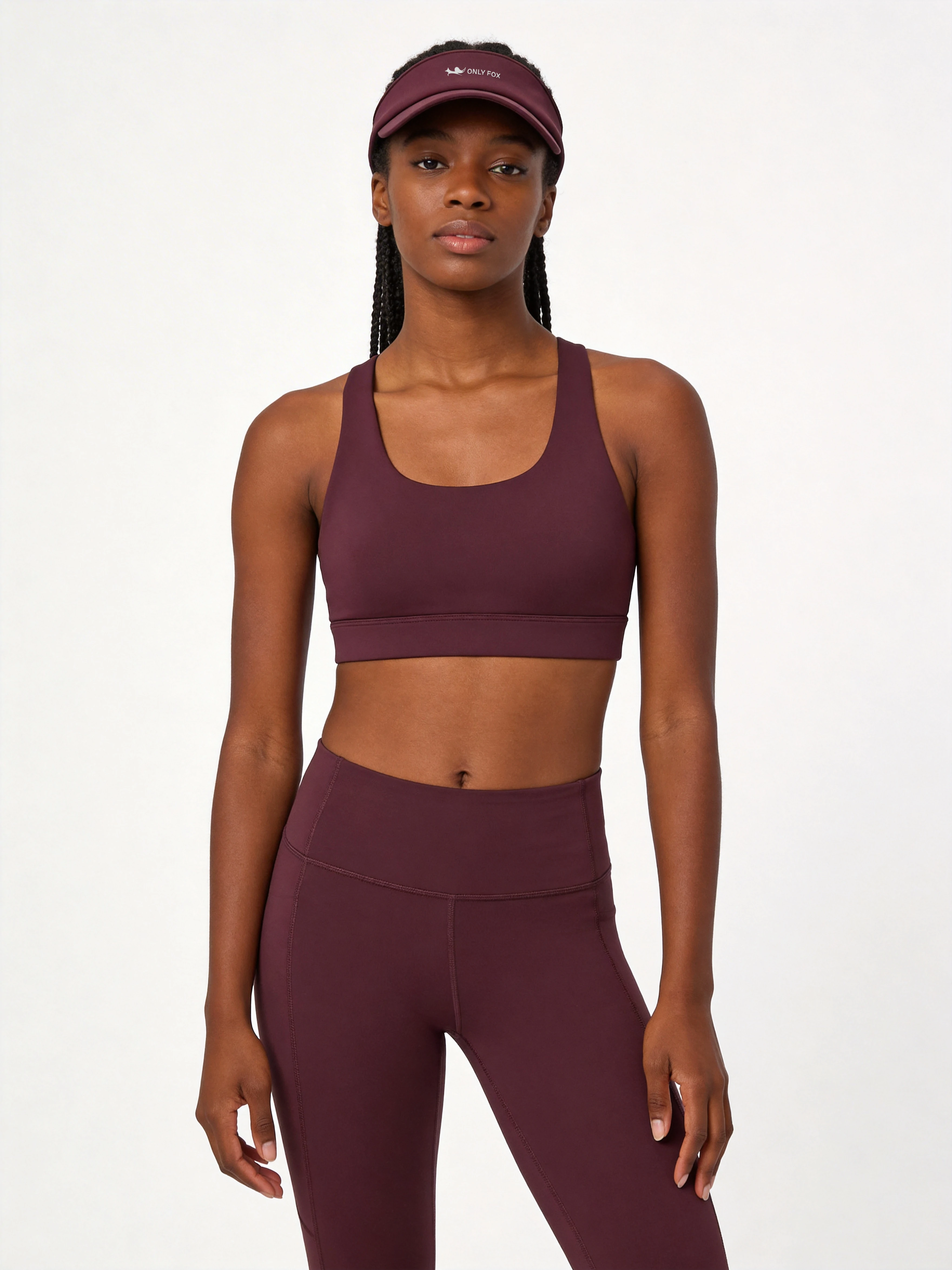 Onlyfox Tennis Visor Grand Slam Burgundy