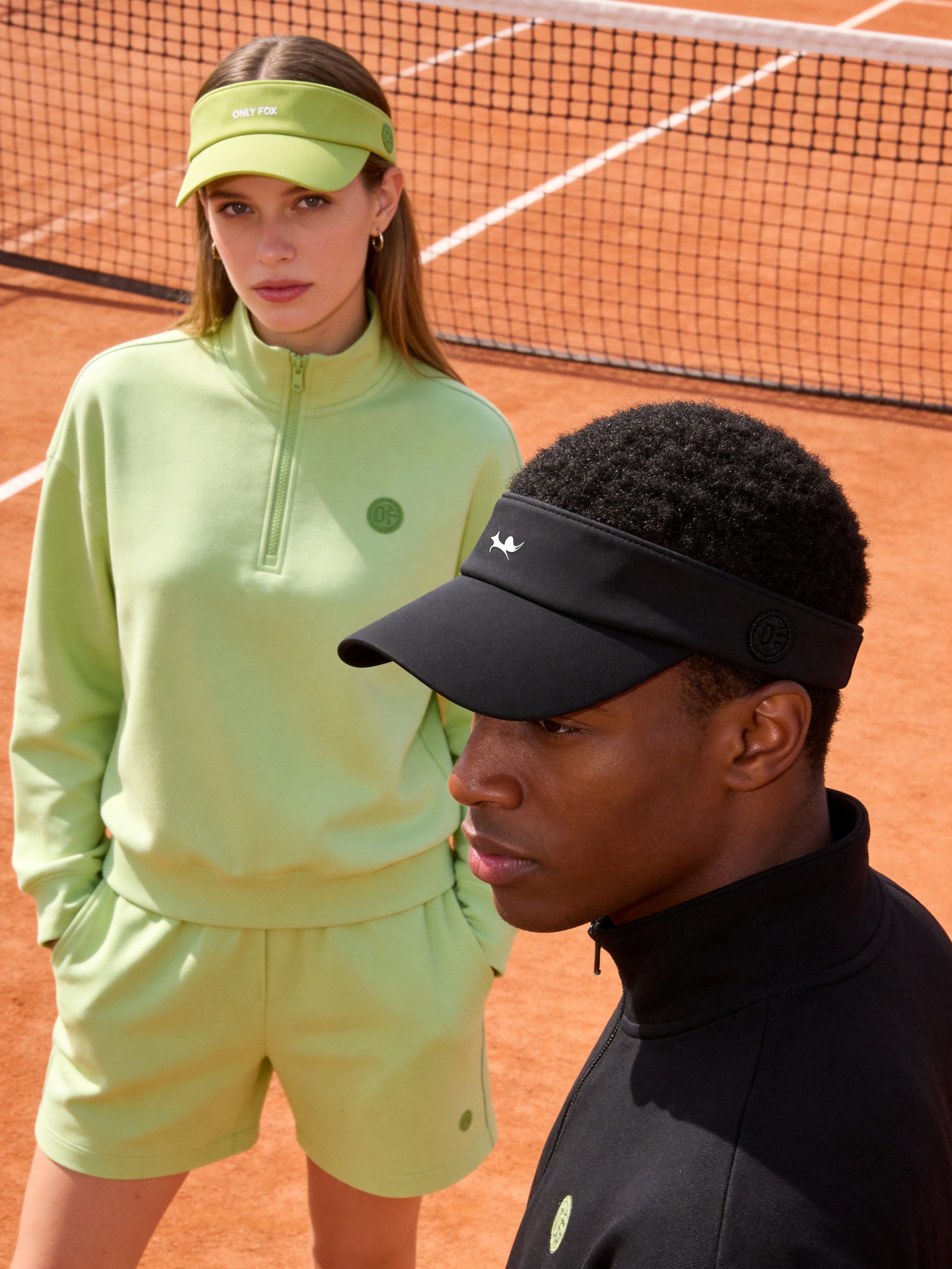 Onlyfox Tennis Visor Tennis Ball Lime