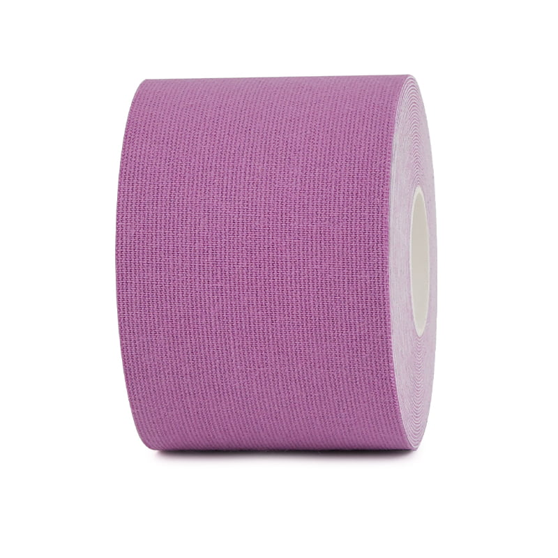5cm Purple uncut cotton kinesiology tape roll