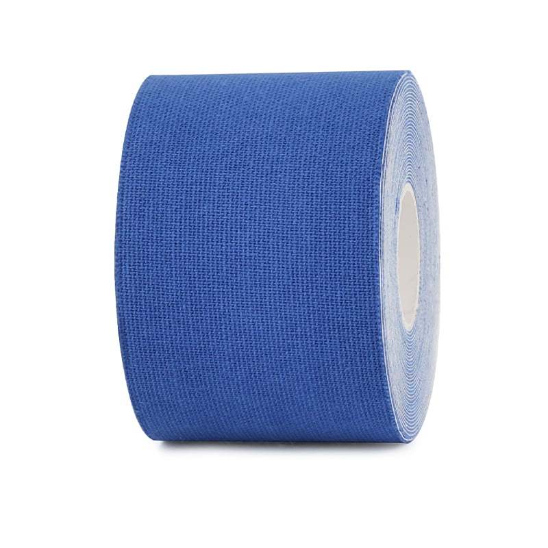 5cm dark blue uncut cotton kinesiology tape roll