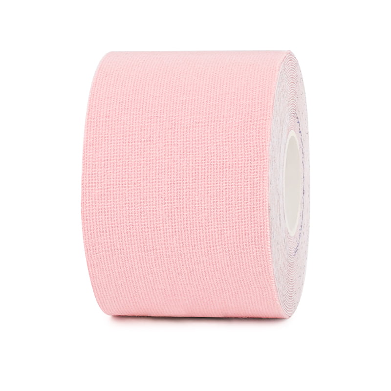 5cm light pink uncut cotton kinesiology tape roll