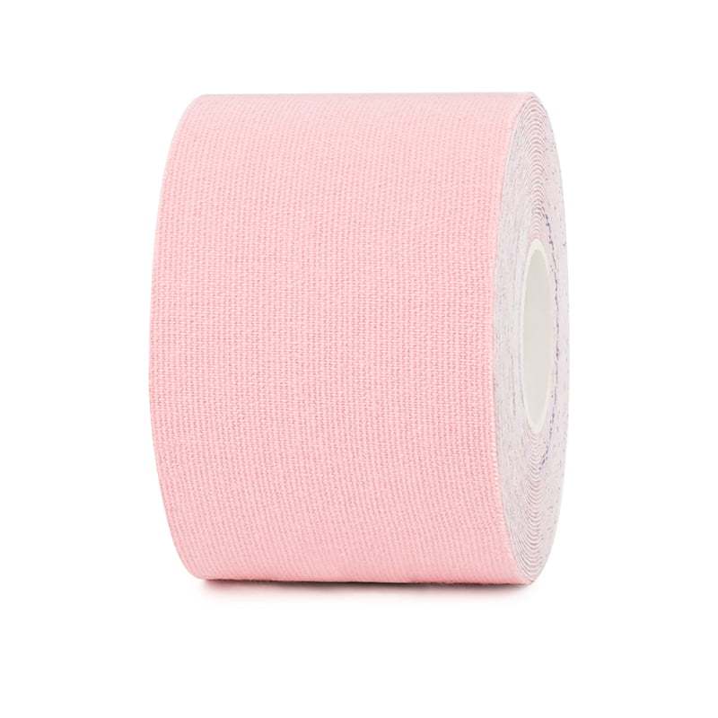 5cm light pink uncut cotton kinesiology tape roll