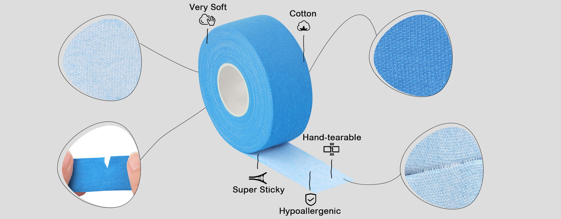 athletic tape for fingers