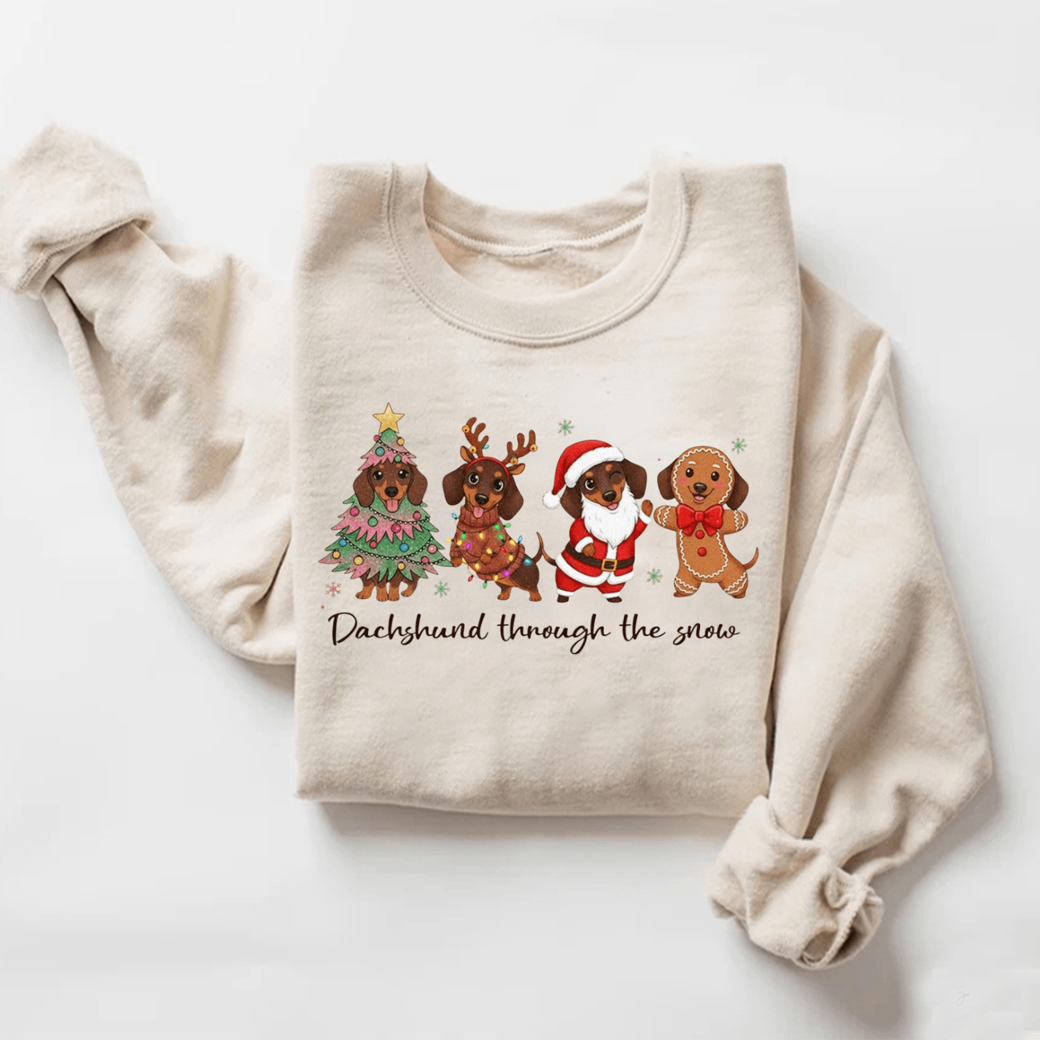 Dachshund Christmas Sweatshirt