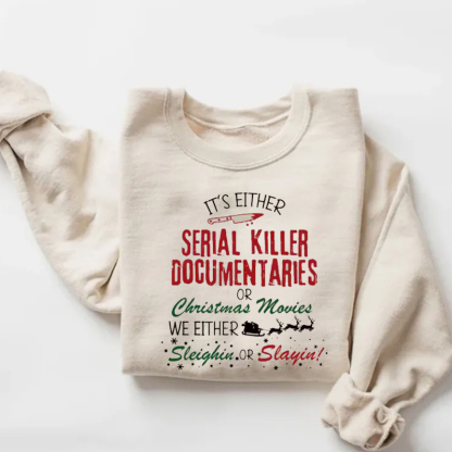 Crime Documentaries Sweatshirt