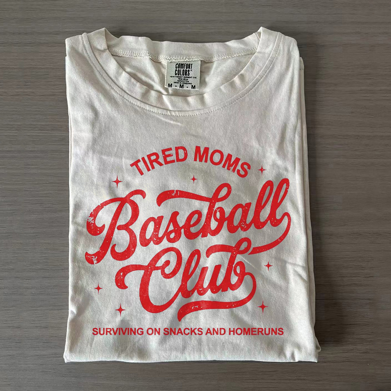 Tired Moms Baseball Club T-shirt