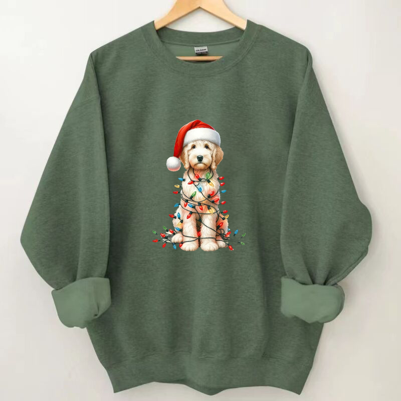 Christmas Goldendoodle Sweatshirt