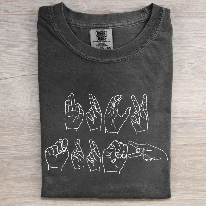 F*ck Trump Sign Language T-shirt